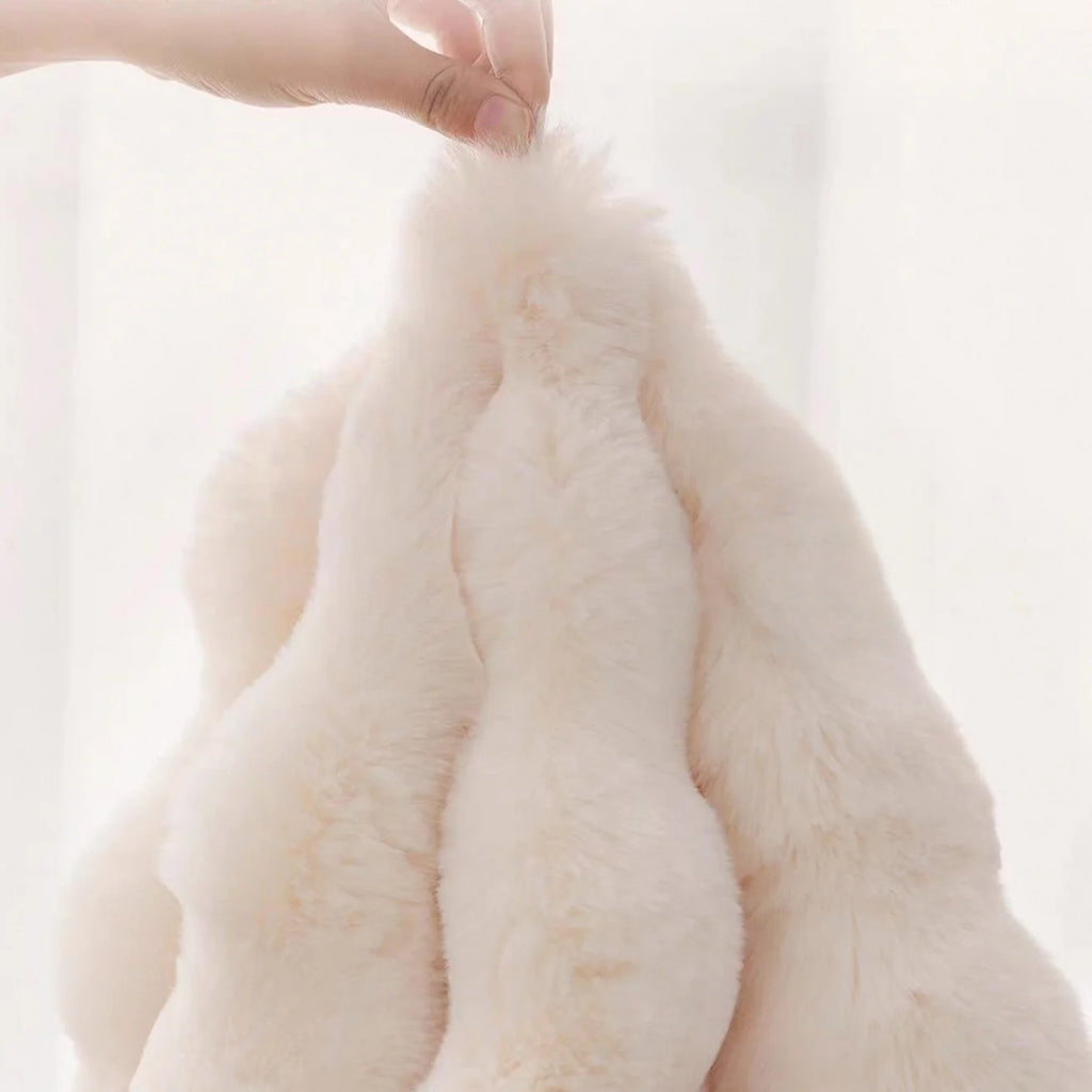 Thicken Imitation Rabbit Fur Plush Sofa Slipcover Non-slip Soft Sofa Towel Couch Cushion Cover for Living Room Modern Home Decor