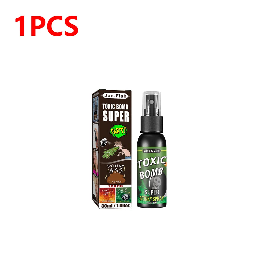 1-5pcs 30ml Fart Gag Spray Prank Joke Plastic Smelly Stinky Gags Party Supplies Spray Can Stink Non Toxic for Halloween