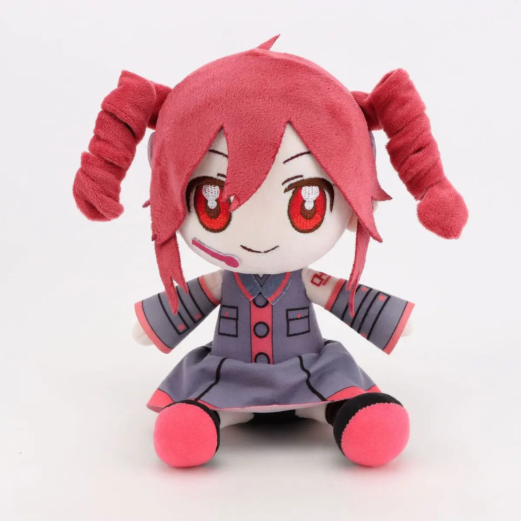Kasane Teto Plush Toy Soft Doll Stuffed Plushies Figure Anime Cosplay Cartoon Birthday Present Christmas Gift for Fans Girl