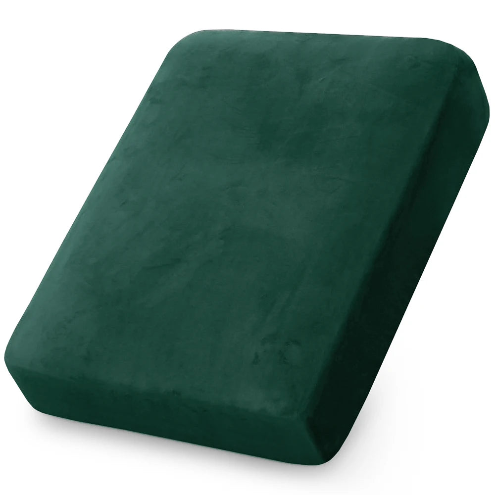 Velvet Soft Patio Sofa Covers Stretchy Sofa Sectional Covers Removable Seat Cushion Case for Outdoor Garden Home Decor