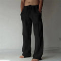 Men's Cotton Linen Casual Pants Male Shorts Pants Breathable Trousers Fitness Streetwear for Men Clothing Jogging Autumn Summer