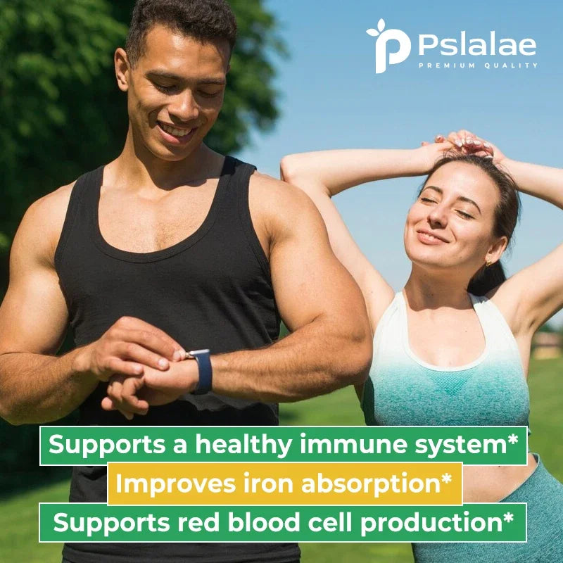 Iron Gummies 650 Mg - Supports Red Blood Cell Production, Promotes Absorption, Relieves Fatigue, Improves Energy, Gluten-free