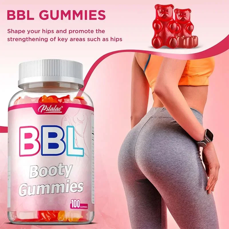 BBL Gummies - Promotes Hip Growth, Enhances Natural Curves, Balances Hormones, Accelerates Metabolism, and Improves VitalitySupp