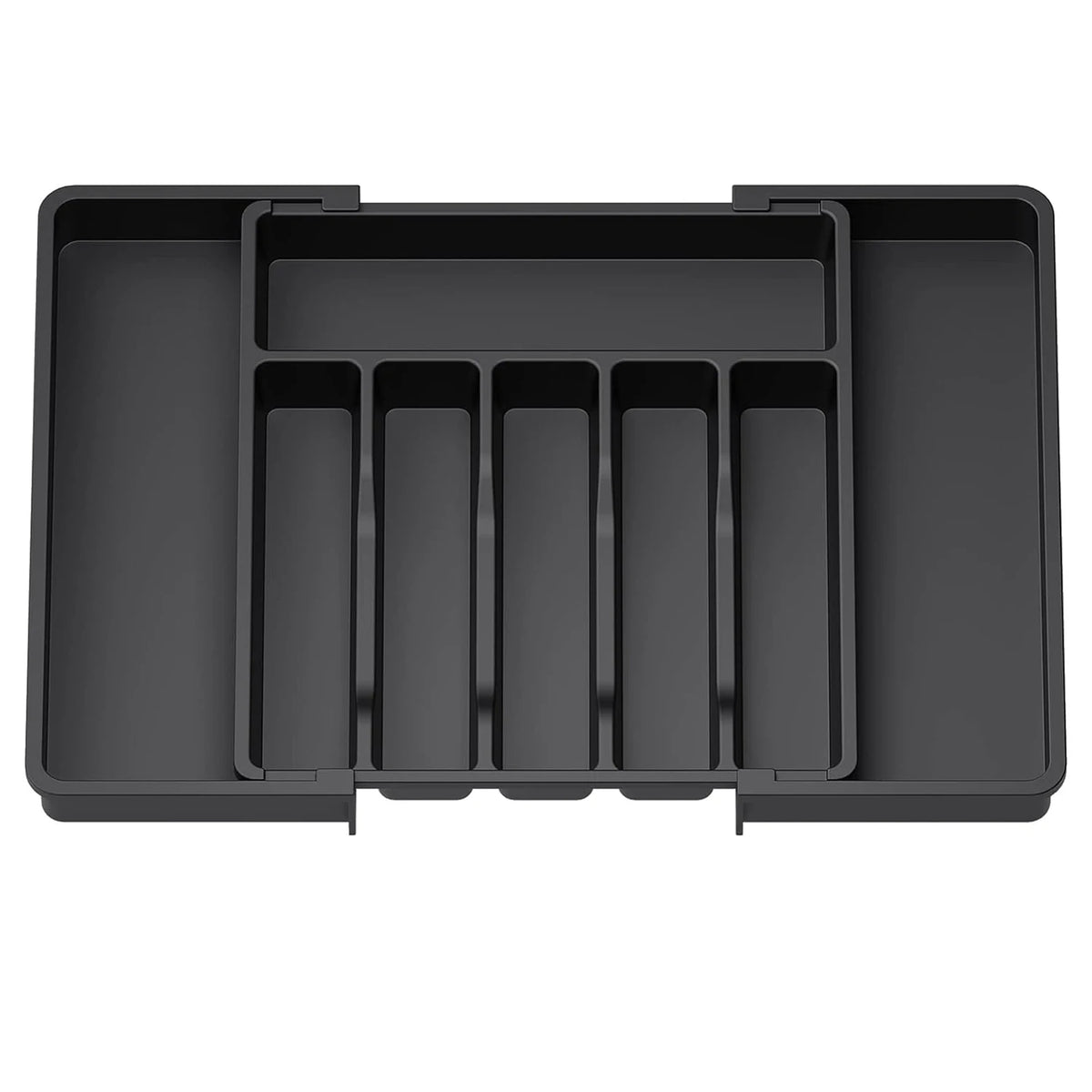 1Pcs Upgradation Adjustable Flatware Tableware Organizer – Plastic Multifunctional Drawer Organizer for Kitchen Counter Utensils