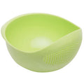 1PC Fruit Bowl Washing Drain Basket Rice Bowl Drain Basket with Handle Washing Basket Home Kitchen Organizer