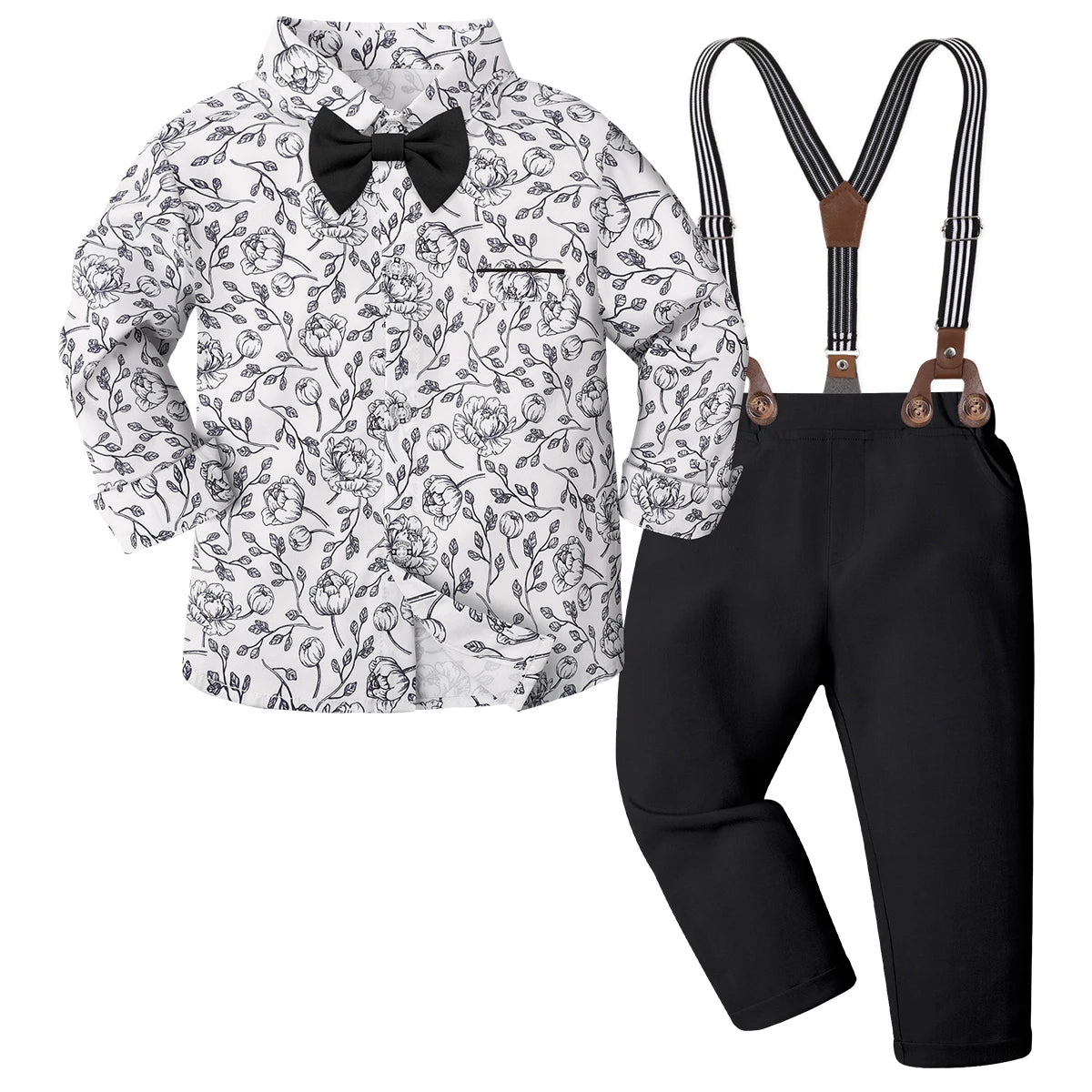 Baby Boy Clothes Toddler Wedding Outfit Set Kid Easter Church Suit Infant Chrimas Halloween Xmas Formal Birthday Party Gift 6PCS