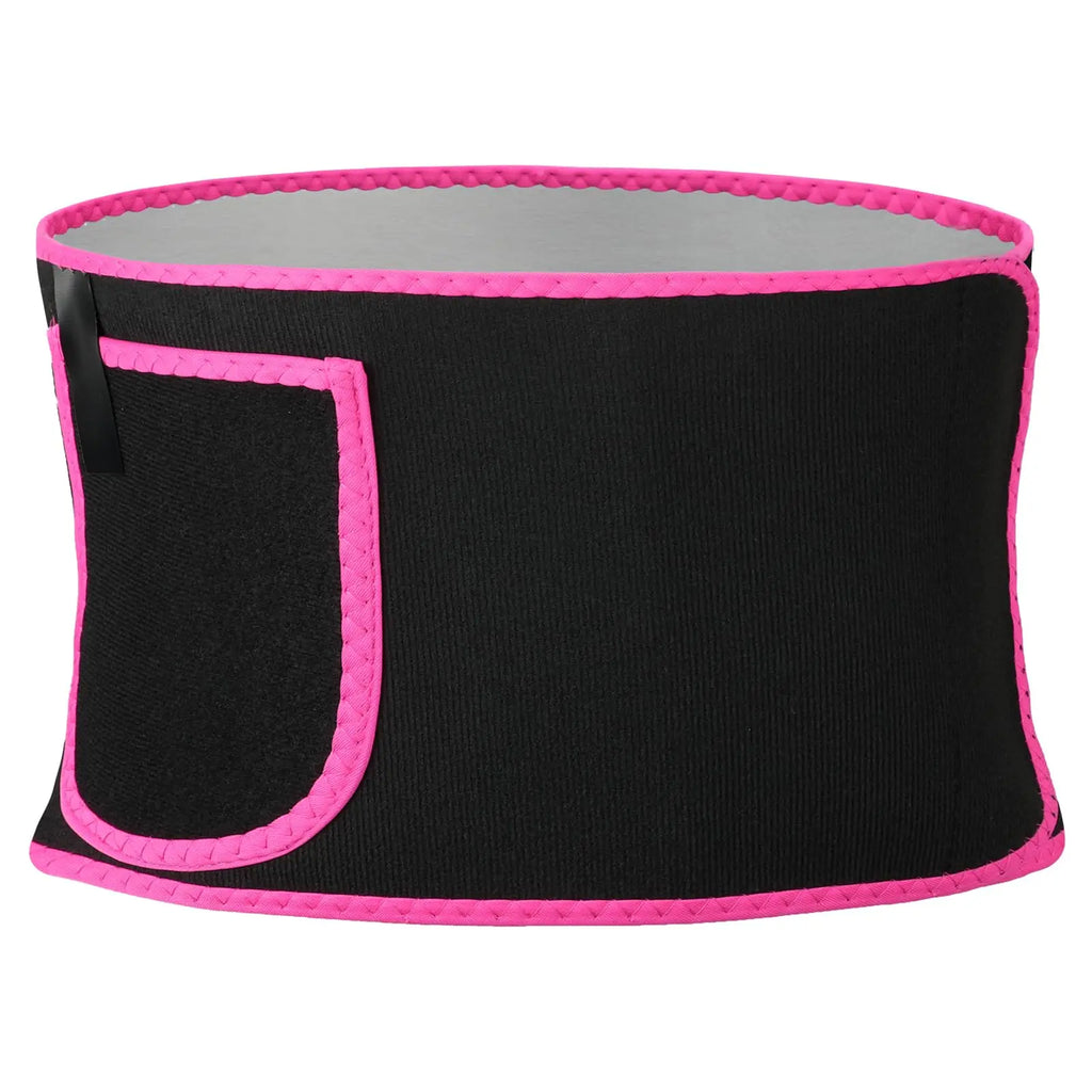 Weight loss waist trainer for men and women, adjustable waist trim sweat belt, sauna effect fat burning exercise belt, back wais