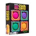 NEEDOH Cool Cat Squishy Toys Slow Rise Sensory Fidget Toys 4 Pack Teenie Cool Cats Squishies Sensory Fidget Toys Party Favors