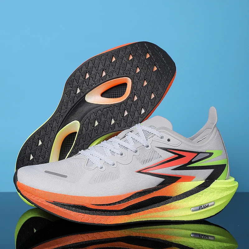 Men Running Shoes Carbon Board Marathon Athletic Nonskid Sneakers Speciality Women's Comfortable Sports Breathable Lightweight