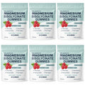 High Absorption Magnesium Bisglycinate Gummies Vegan Raspberry Flavor 60 Count Support Muscle Bone Health Non GMO Gluten Free