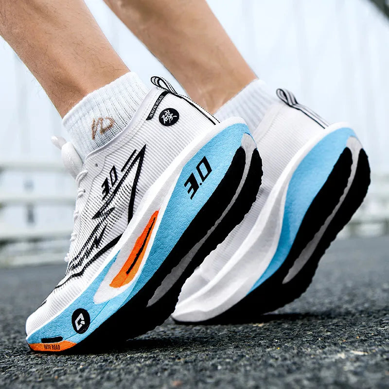 Men Sneakers Mesh Comfort Tennis Shoes 2025 Men's Running Carbon Board 3.0 Cushion Sports Training Jogging Speciality Jog Shoes