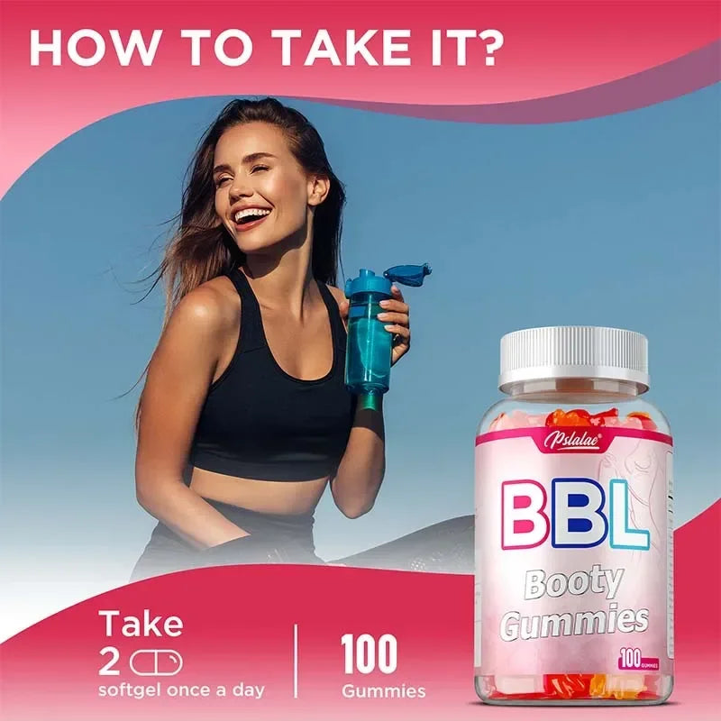 BBL Gummies - Promotes Hip Growth, Enhances Natural Curves, Balances Hormones, Accelerates Metabolism, and Improves VitalitySupp