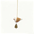 1Pc Hanging Wind Chime, Unique Hand-Carved Wooden Bird Statue Ornament, Painted Wooden Bird Sculpture, Home Decoration, Hanging Decoration, Outdoor Garden Decoration, Exquisite Craftsmanship, Unique Holiday Gift, Thanksgiving