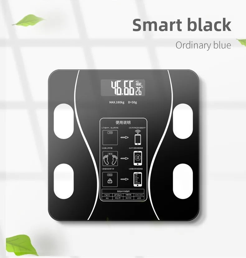 Rechargeable Smart Electronics Body Weighing & Fat Scale A Must-have Body Scale for Bathroom Home Gift for Weight Loss Exercises