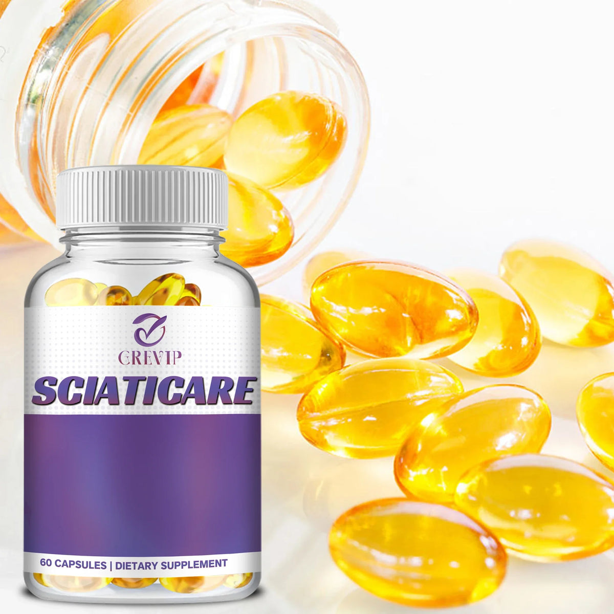 Sciatic Nerve Relief - Alpha Lipoic Acid - Promotes Sciatic Nerve Comfort and Relieves Nerve Pain - 60 Capsules