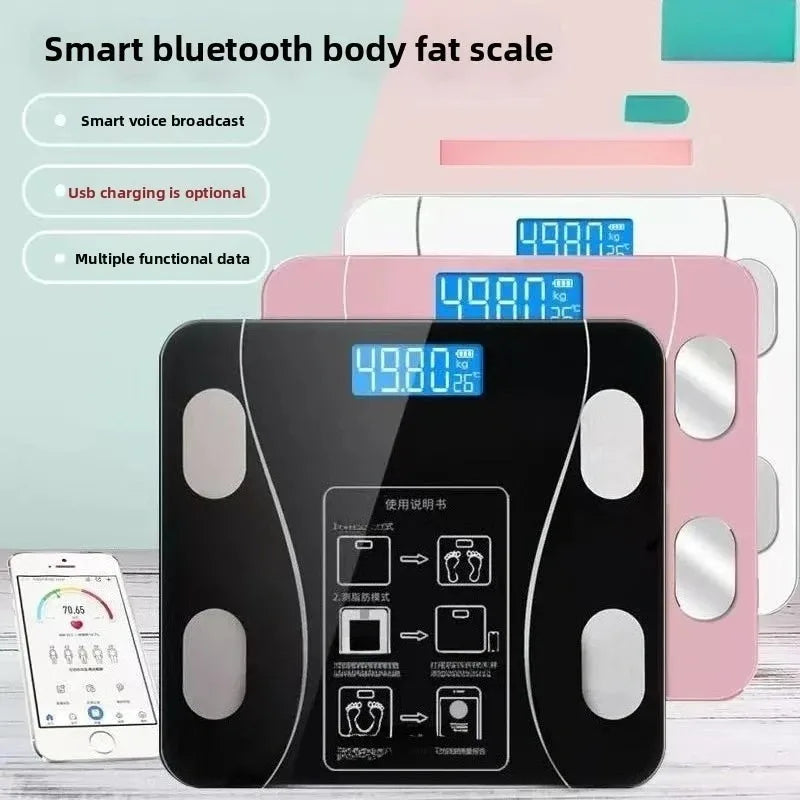 Body fat scale Weight loss and fat loss scale Smart Bluetooth fat scale Electronic scale Household scale Health scale