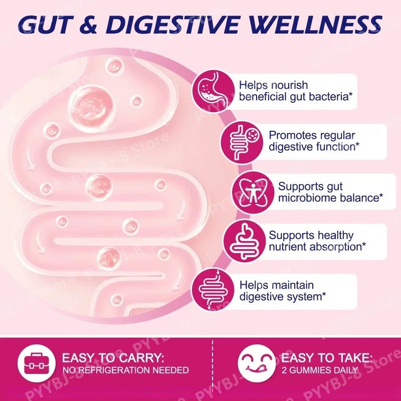 ArtoaLabs Vegan Pectin Fiber Gummies, Sugar-Free, 5g Fiber Per Serving To Support Gut Health & Nutrient Absorption - 90 Gummies