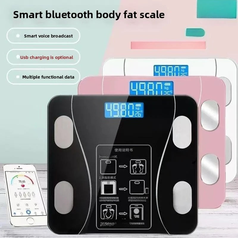 Body fat scale Weight loss and fat loss scale Smart Bluetooth fat scale Electronic scale Household scale Health scale