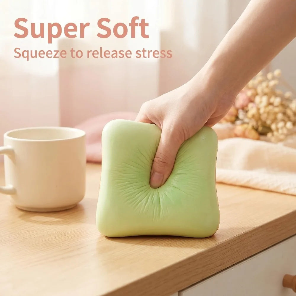 Simulation Butter Toast Bread Squishy Toys for Stress Relief Soft Slow-Rise Anti-Anxiety Sensory Fidget Toys for Adults ADHD
