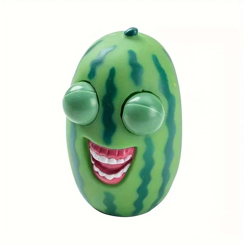 Funny Watermelon Pop Out Eyes Squishy Fidget Toys Anti-Stress Balls Fidget Vent Squeeze Stare Prank Toy Kids Birthday Gifts