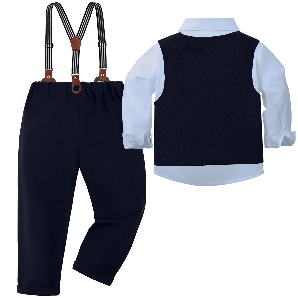 Baby Boy Clothes Toddler Wedding Outfit Set Kid Easter Church Suit Infant Chrimas Halloween Xmas Formal Birthday Party Gift 6PCS
