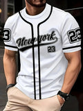 New 3D Digital 23 digital print sporty casual fashionable soft comfortable and lightweight men's T-shirt for summer 2025