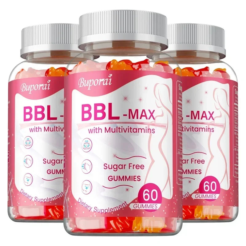 BBL -MAX Gummies - Helps Lift and Maintain Body Shape, Lifts and Tightens, Shapes The Buttocks