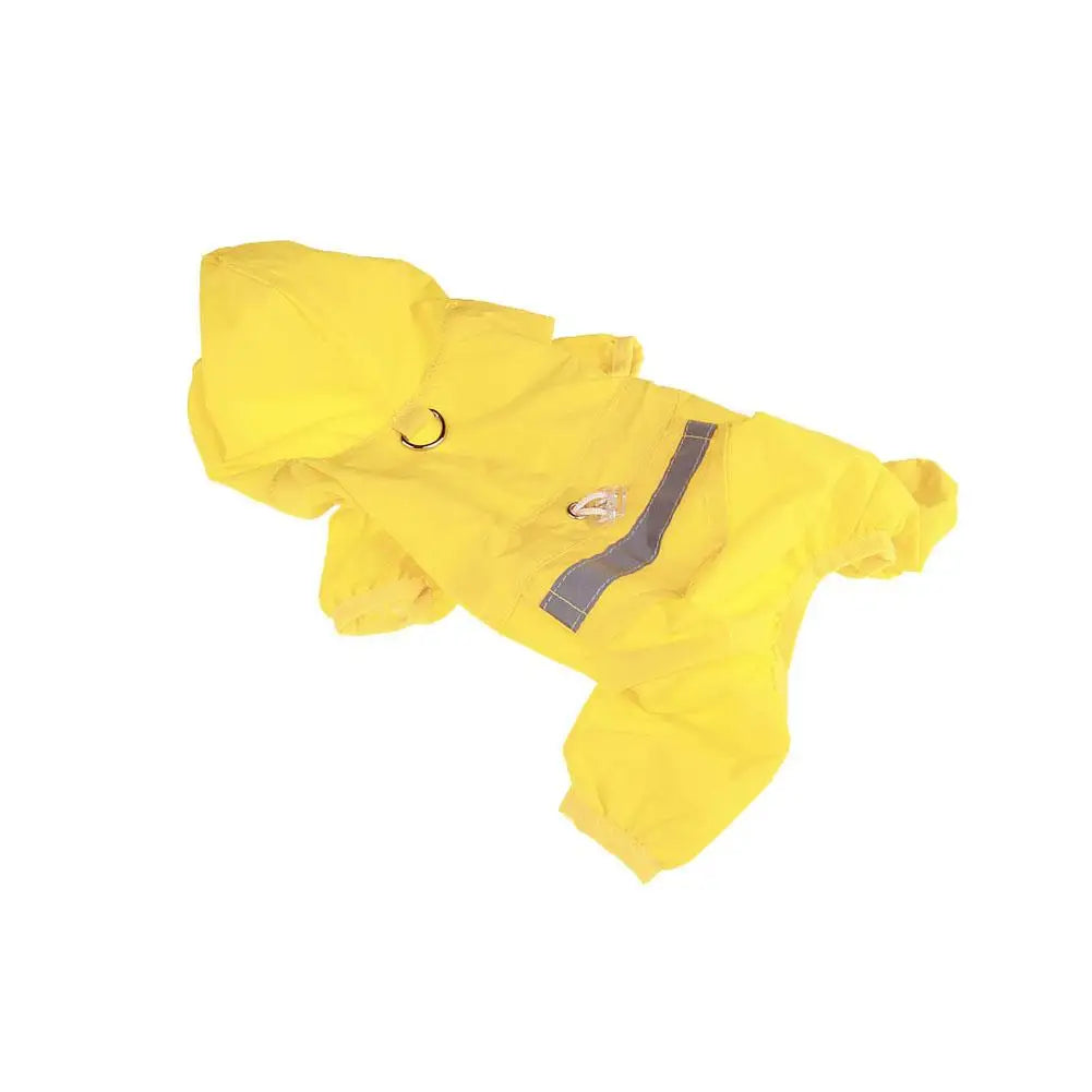 Adjustable Puppy Rain Slicker Clothes Rain Coat Puppy Clothes Cat Raincoat Jumpsuit Pet Supplies Jacket Outdoor Waterproof