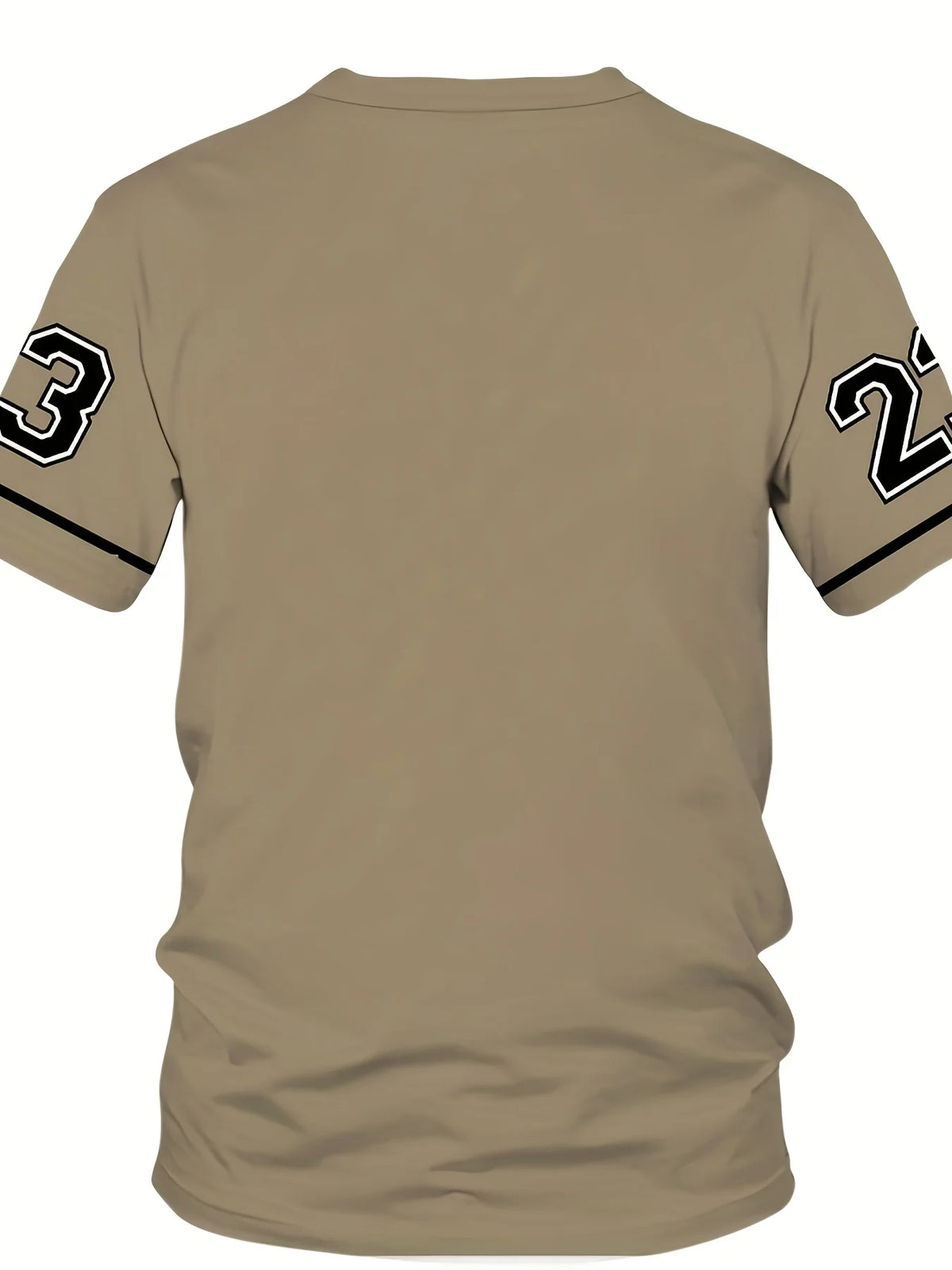 New 3D Digital 23 digital print sporty casual fashionable soft comfortable and lightweight men's T-shirt for summer 2025