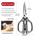 Stainless steel kitchen Scissors Black Titanium Chicken Bones Scissors Bottle Opener, Multifunctional Kitchen Tools