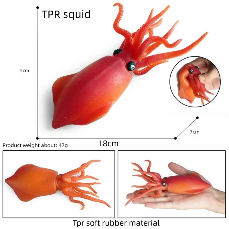 Oenux Simulated Insect Mouse Lizard Sea Animal Models Realistic Dolls Soft Rubber TPR Material Collectibles Halloween Prank Toys