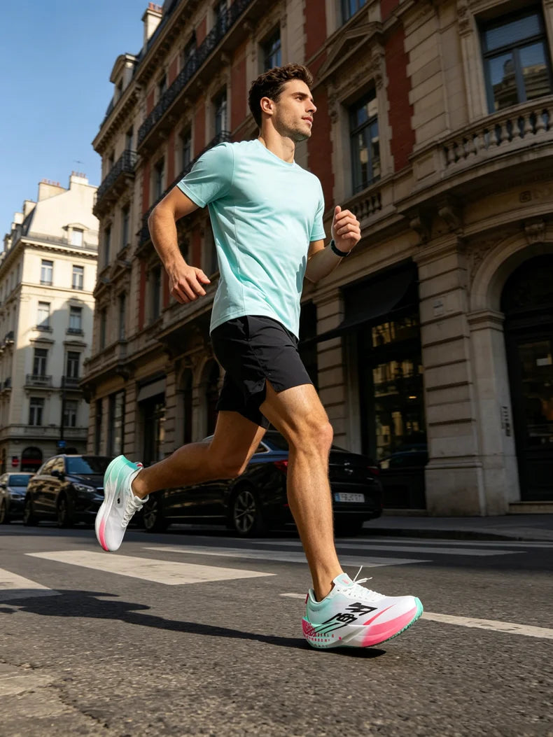 Running Shoes Men Carbon Board Marathon Speciality Sports Breathable Lightweight Women's Comfortable Athletic Chunta6.0 Sneakers