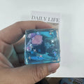 Squishy Stress Toy Cube Ocean Sensory Fidget Toy Slow Rise Squishy Toys for Kids and Adults Squeeze Relax Gift