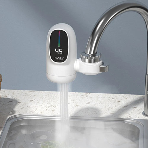 110V Instant Electric Hot Water Faucet Energy Saver Hot Cold Mixer Fast Heating Electric Heater Faucet for Kitchen Sink Bathroom