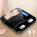 Rechargeable Smart Electronics Body Weighing & Fat Scale A Must-have Body Scale for Bathroom Home Gift for Weight Loss Exercises
