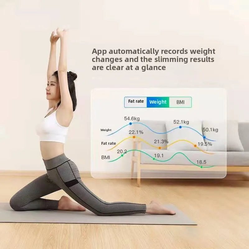 Rechargeable Smart Electronics Body Weighing & Fat Scale A Must-have Body Scale for Bathroom Home Gift for Weight Loss Exercises