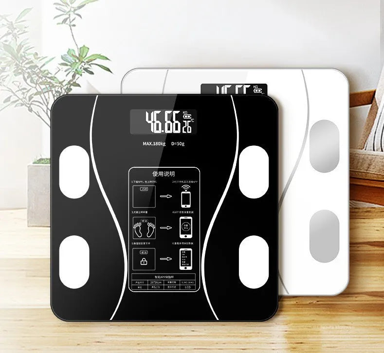 Rechargeable Smart Electronics Body Weighing & Fat Scale A Must-have Body Scale for Bathroom Home Gift for Weight Loss Exercises