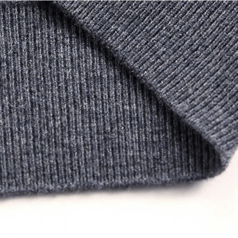 Men's Cashmere Sweater Casual Solid Color V-Neck Business Sweater Vest Warm and Comfortable Vest Autumn and Winter Pullover Top