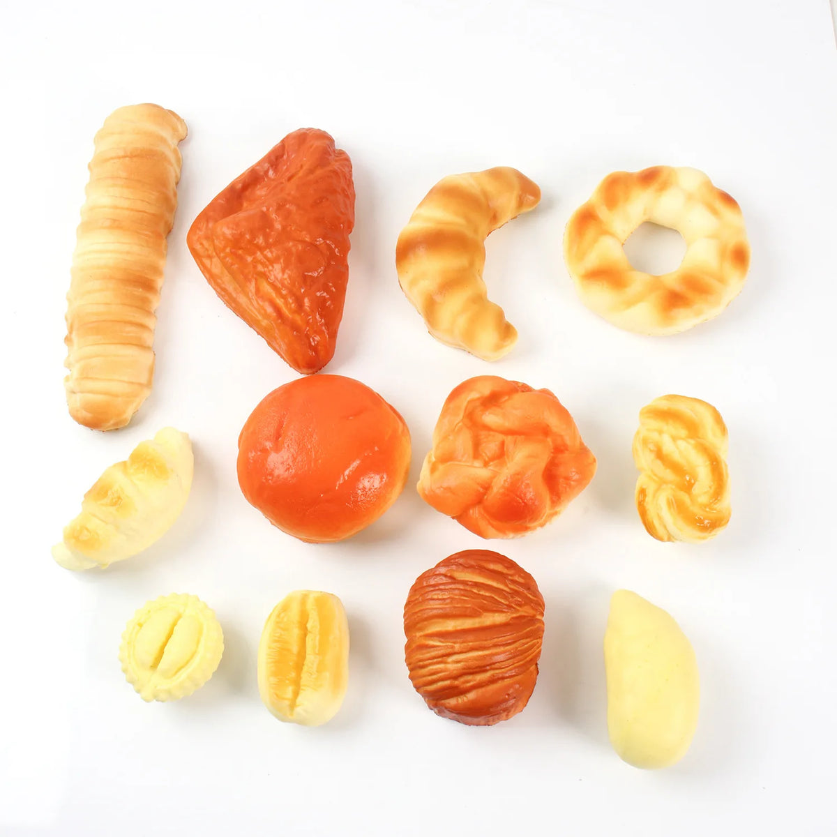 Squishy Croissant Squeeze Toy Slow Rising Sticky Stress Relief Toy Super Soft Food Creative Simulation Bread Anti Anxiety Toys