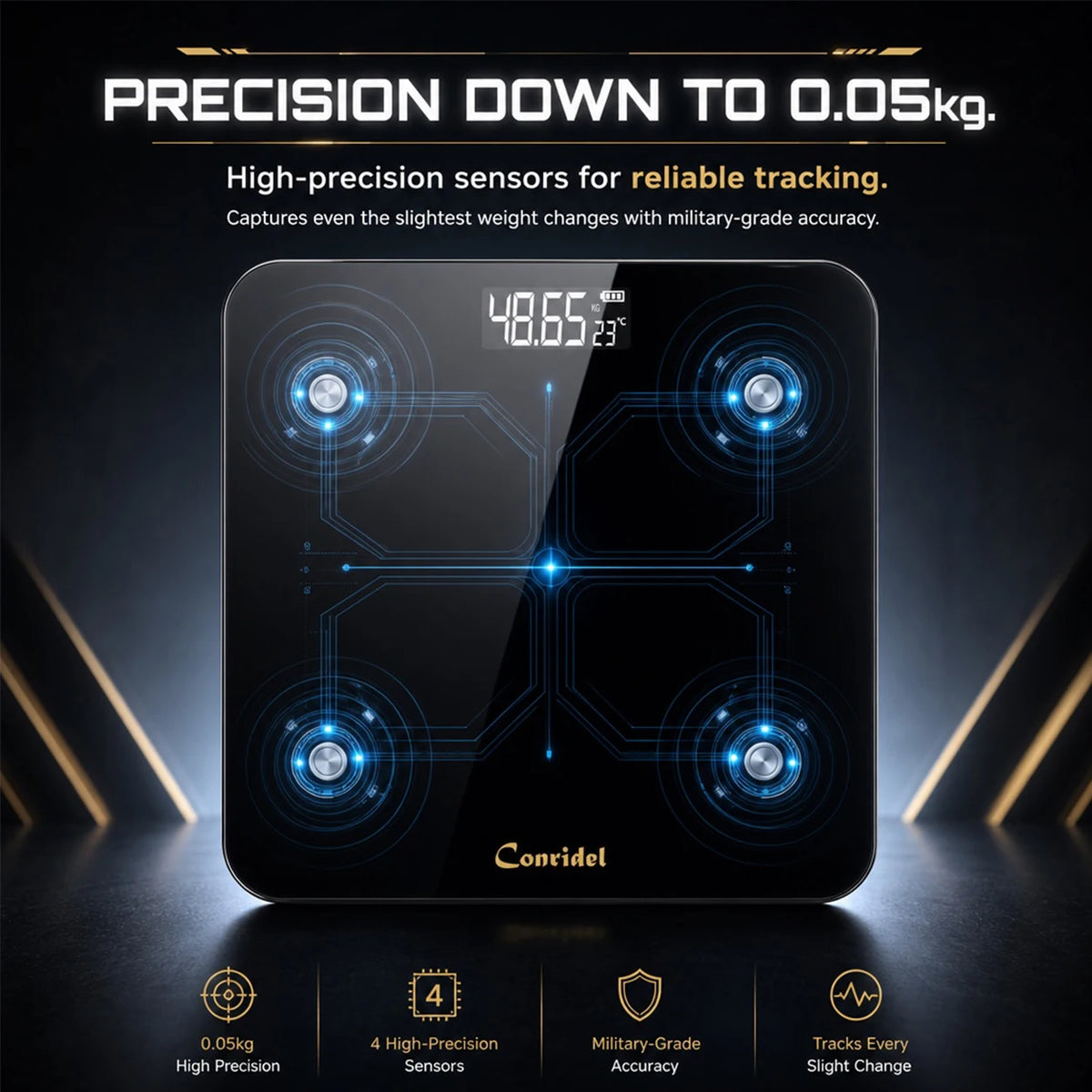 28CM MAX180kg Weight Loss Weighing Device LED Display Weight Scale USB Charging Precision Electronic Scale for Home Office Adult