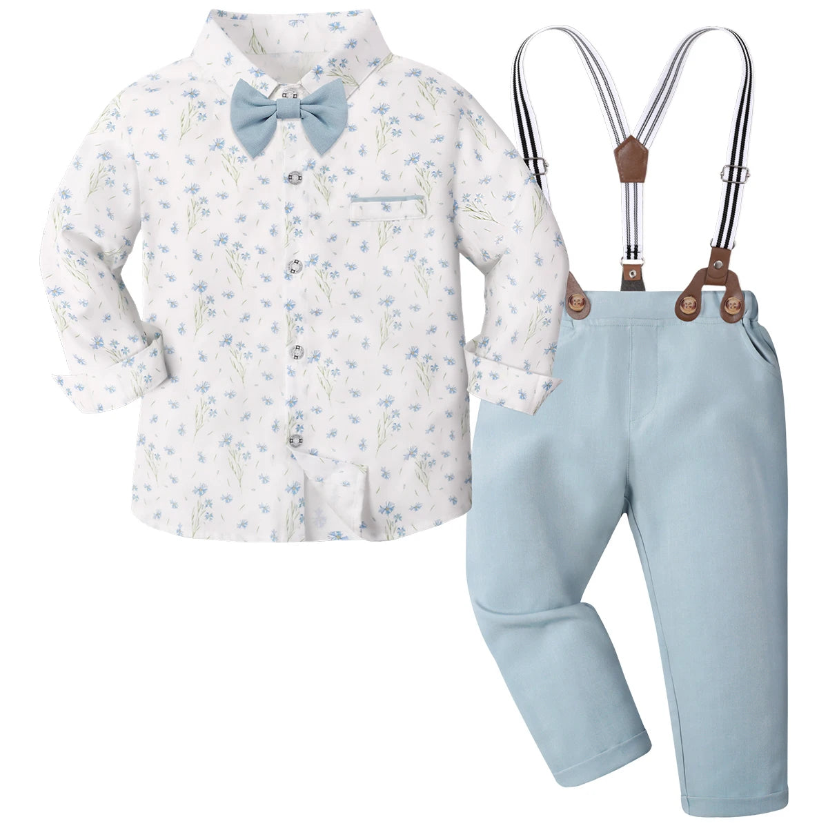 Baby Boy Clothes Toddler Wedding Outfit Set Kid Easter Church Suit Infant Chrimas Halloween Xmas Formal Birthday Party Gift 6PCS