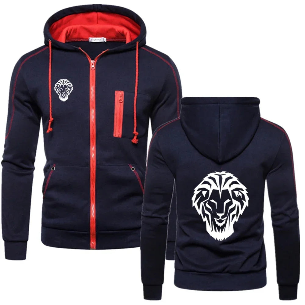 Leon Athletic Club de Bilbao Men's New Spring Autumn Clothing Fashion Zipper Casual Slim  Sweatshirt Cardigan Top Clothing