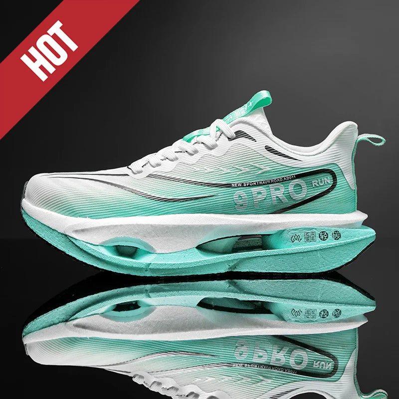 Running Shoes Carbon Board Speciality Marathon Men Sports Breathable Lightweight Women's Comfortable Athletic Nonskid Sneakers