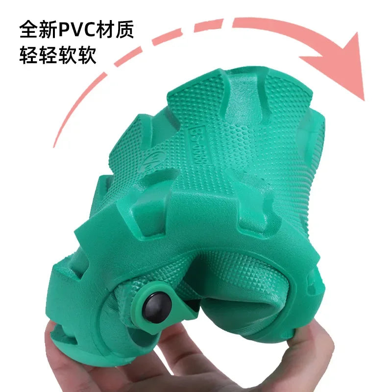 New Men Women EVA Chef Shoes Non-slip Waterproof Oil-proof Shoes Comfortable Workers Slippers Outdoor Fishing Shoes