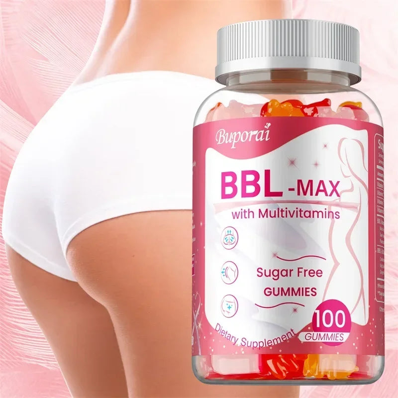 BBL -MAX Gummies - Helps Lift and Maintain Body Shape, Lifts and Tightens, Shapes The Buttocks