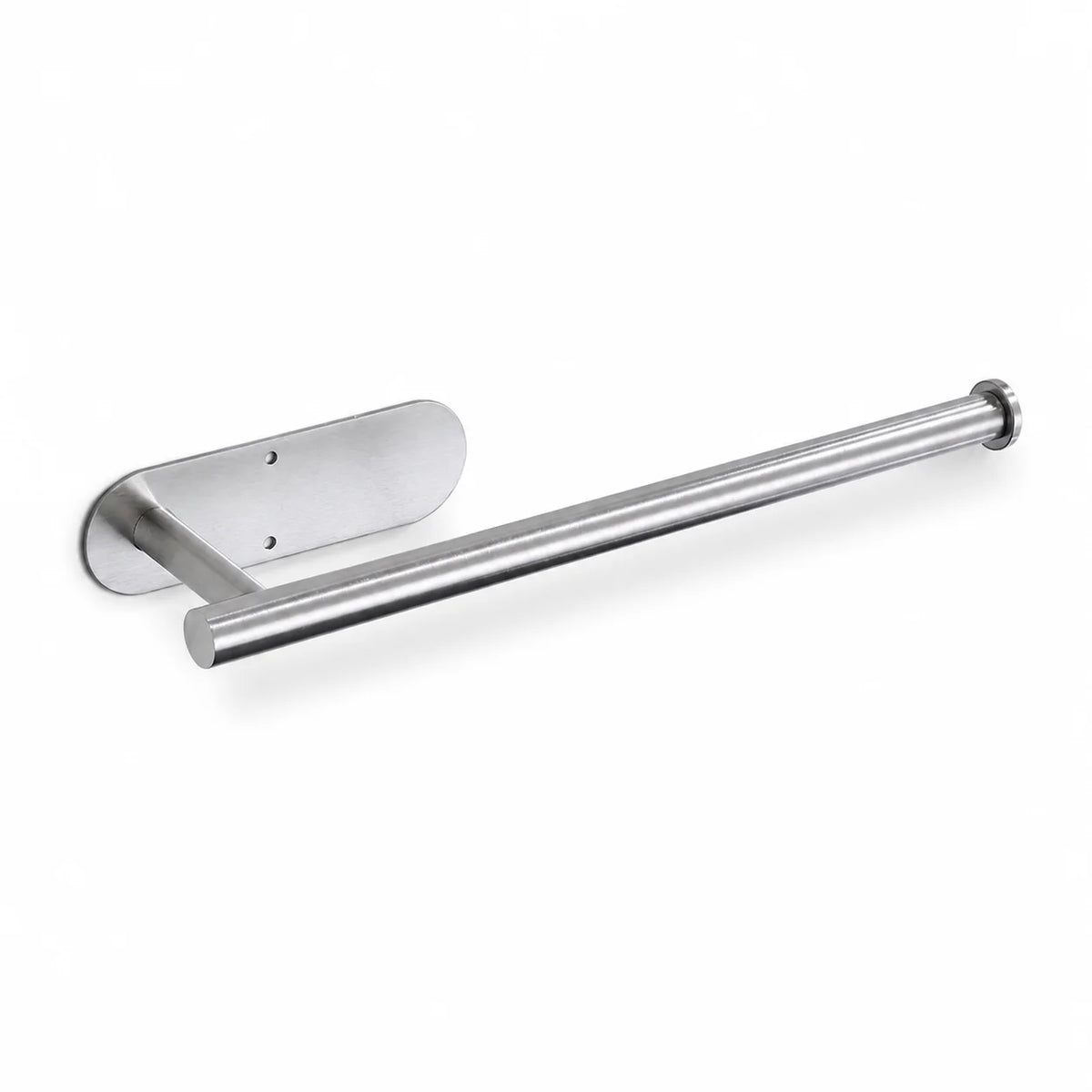 Homefish Sliver Stainless Steel Self Adhesive No Drilling Toilet Roll Holder Bathroom Kitchen Tissue Paper Holder