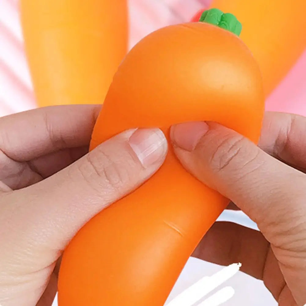 Giant Vegetable Squishy Toys Dumpling Sausage Carrot Stress Relief Sensory Fidget Toys for Kids Teens Adults