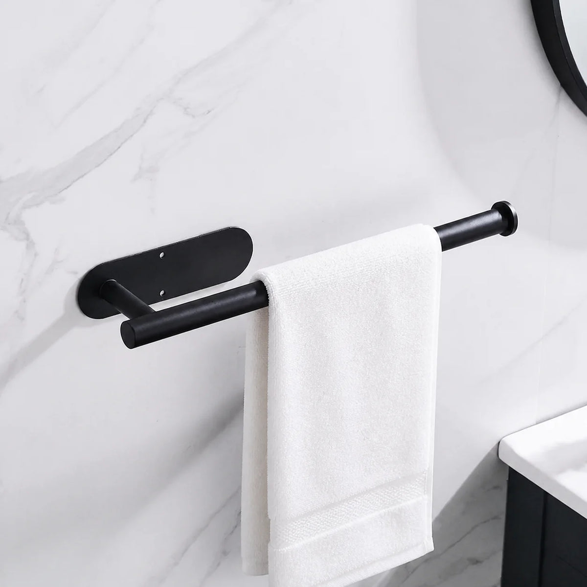 Homefish Sliver Stainless Steel Self Adhesive No Drilling Toilet Roll Holder Bathroom Kitchen Tissue Paper Holder