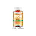 Iron Gummies 650 Mg - Supports Red Blood Cell Production, Promotes Absorption, Relieves Fatigue, Improves Energy, Gluten-free