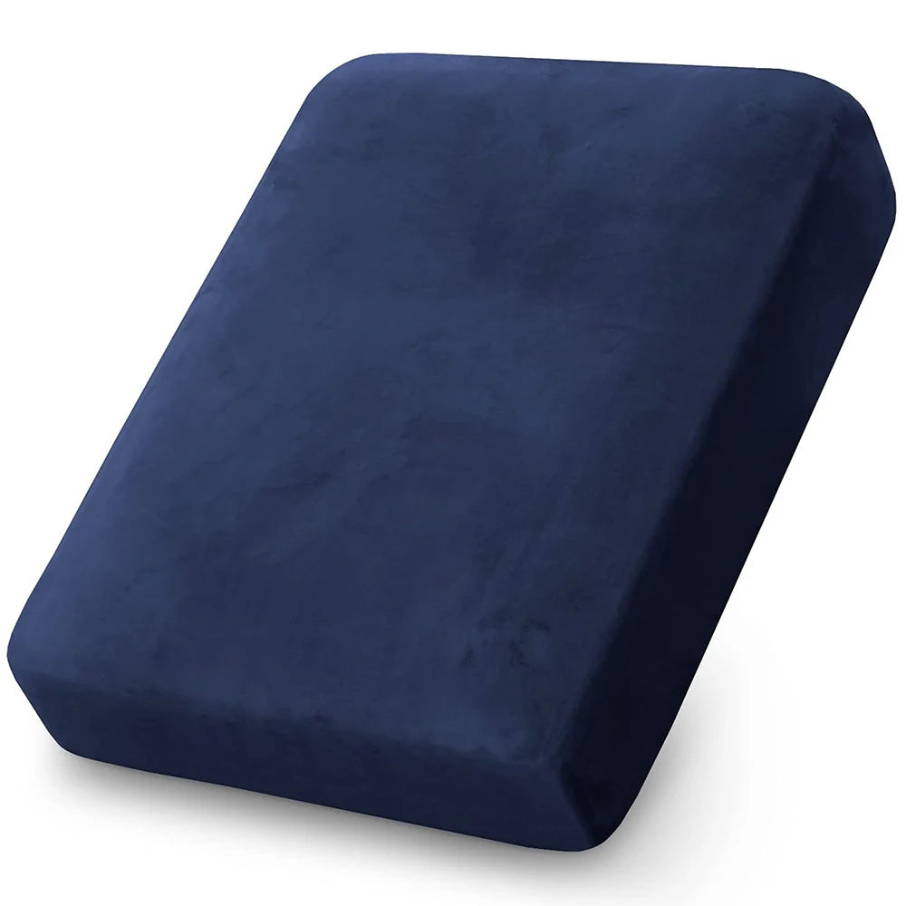 Velvet Soft Patio Sofa Covers Stretchy Sofa Sectional Covers Removable Seat Cushion Case for Outdoor Garden Home Decor